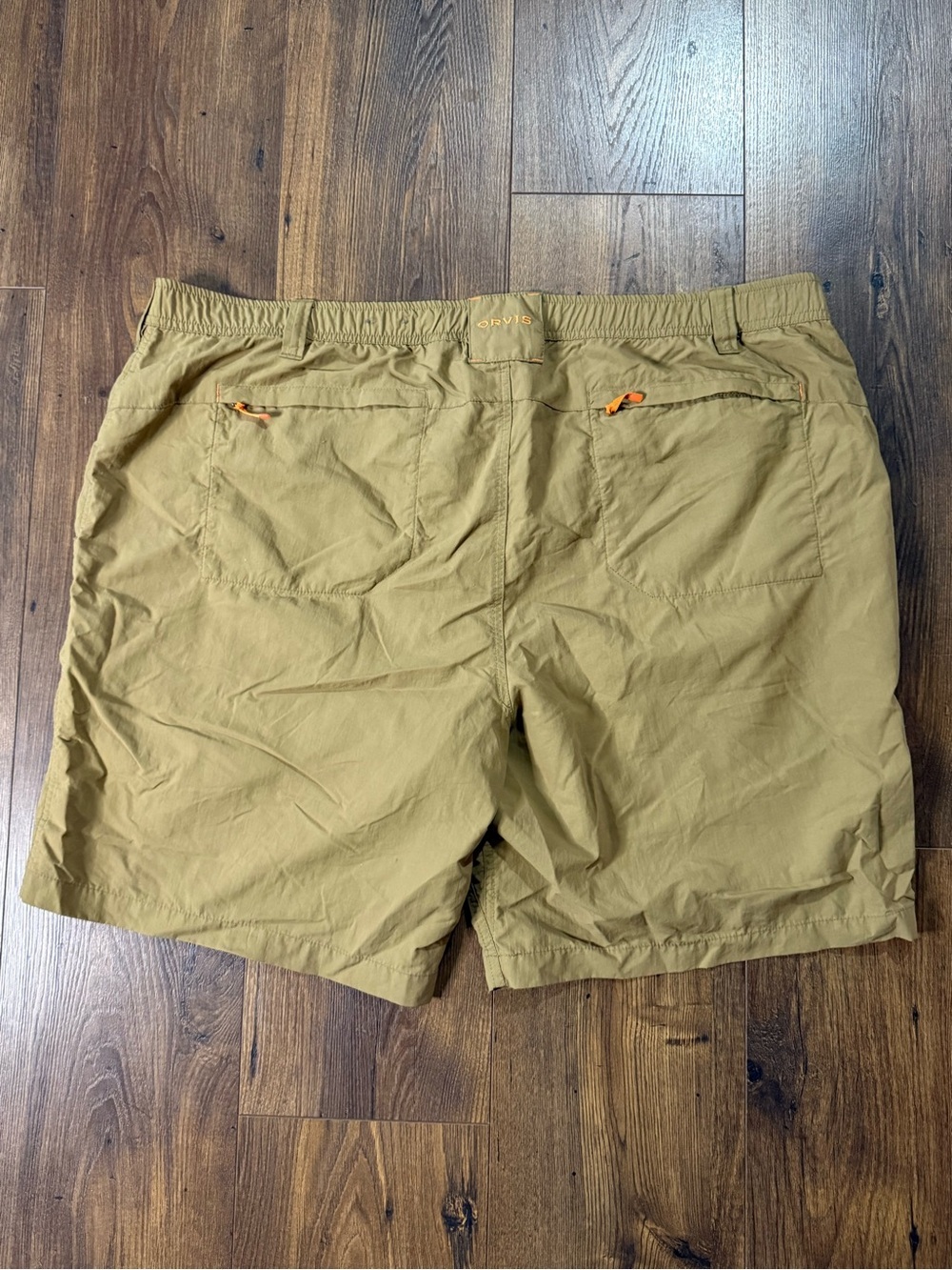 Orvis Men’s XXL Tan Lightweight Performance Hiking Shorts Fishing Outdoor - Picture 7 of 11